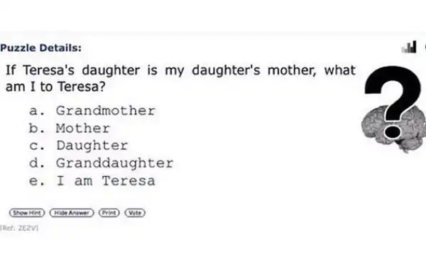 Who knows the answer to this puzzle...?